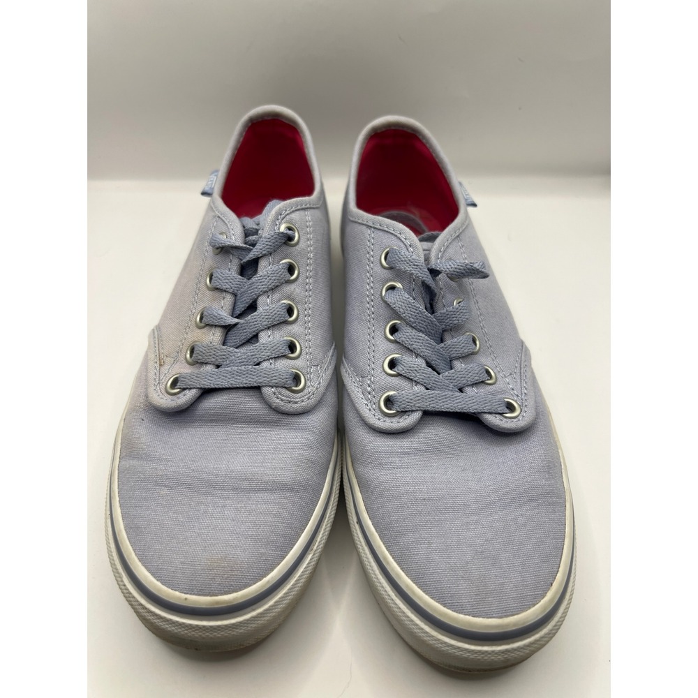 Vans Authentic Lo Pro Woven Heel Detail Sneakers Women's Size‎ 8 Violet Shoes